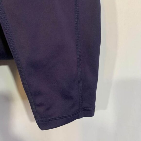 Zyia active tights. Navy blue. Pockets. High waisted. Thick waist band. Size 4. - Picture 4 of 9